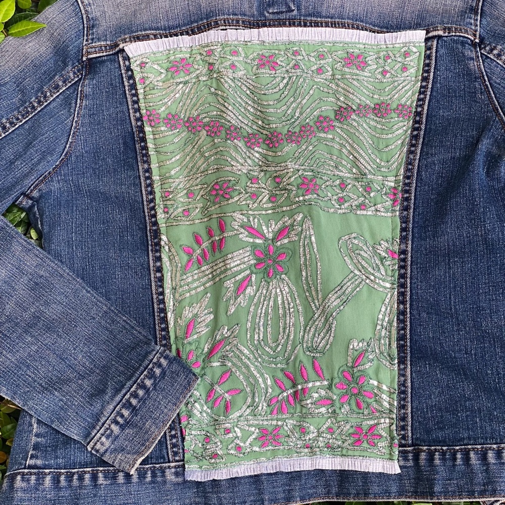 Up-Cycled Jean Jacket